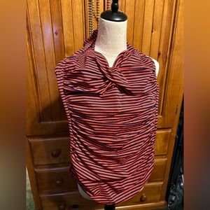 One piece halter top, bathing suit